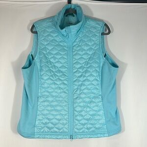 L.L Bean Bright Blue Lightweight Insulated Puffer Vest